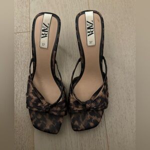 Zara Cheetah Heels